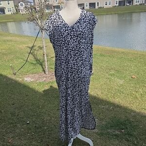 Leopard Print Maxi Dress
